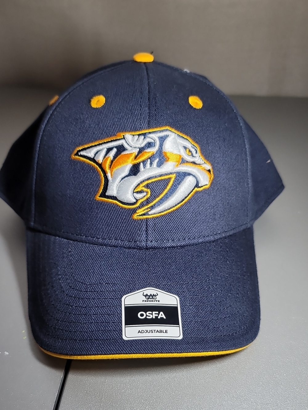 NHL Navy and Gold Nashville Predators Hat
